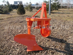 Plow with 1 head, for 10-16HP Japanese compact tractors, Komondor SE-1 - Implements - 